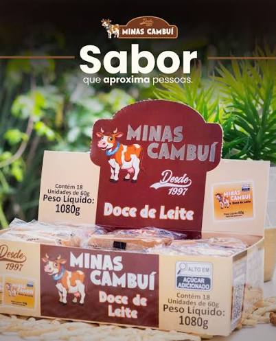 MINAS CAMBUI DOCE DE LEITE DP 18X60GRS